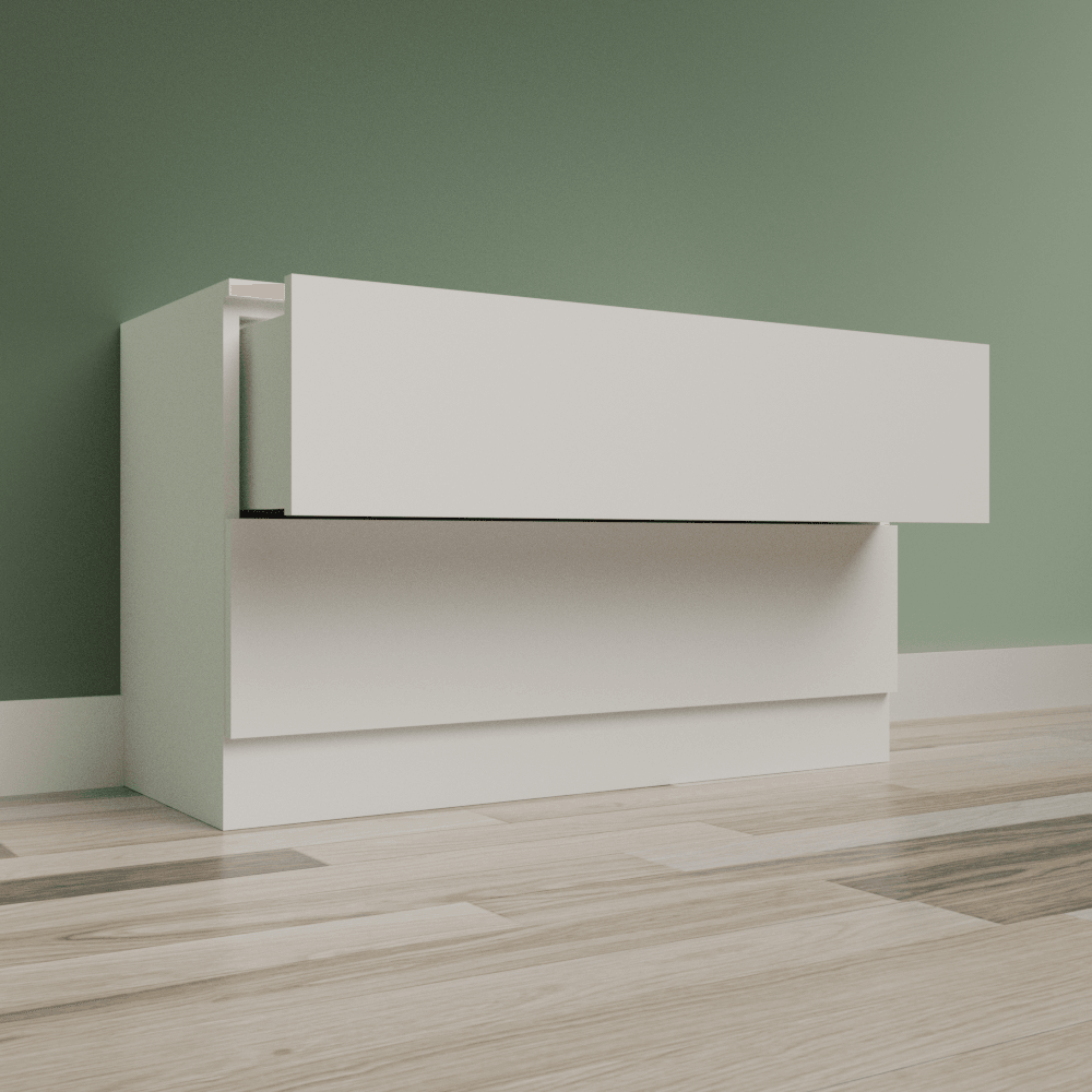 Low Chest of 2 Drawers - The Cabinet Shop