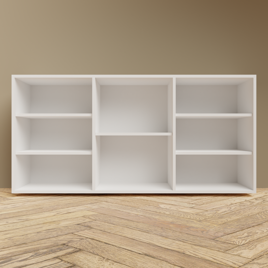 Low Triple Bookcase M1