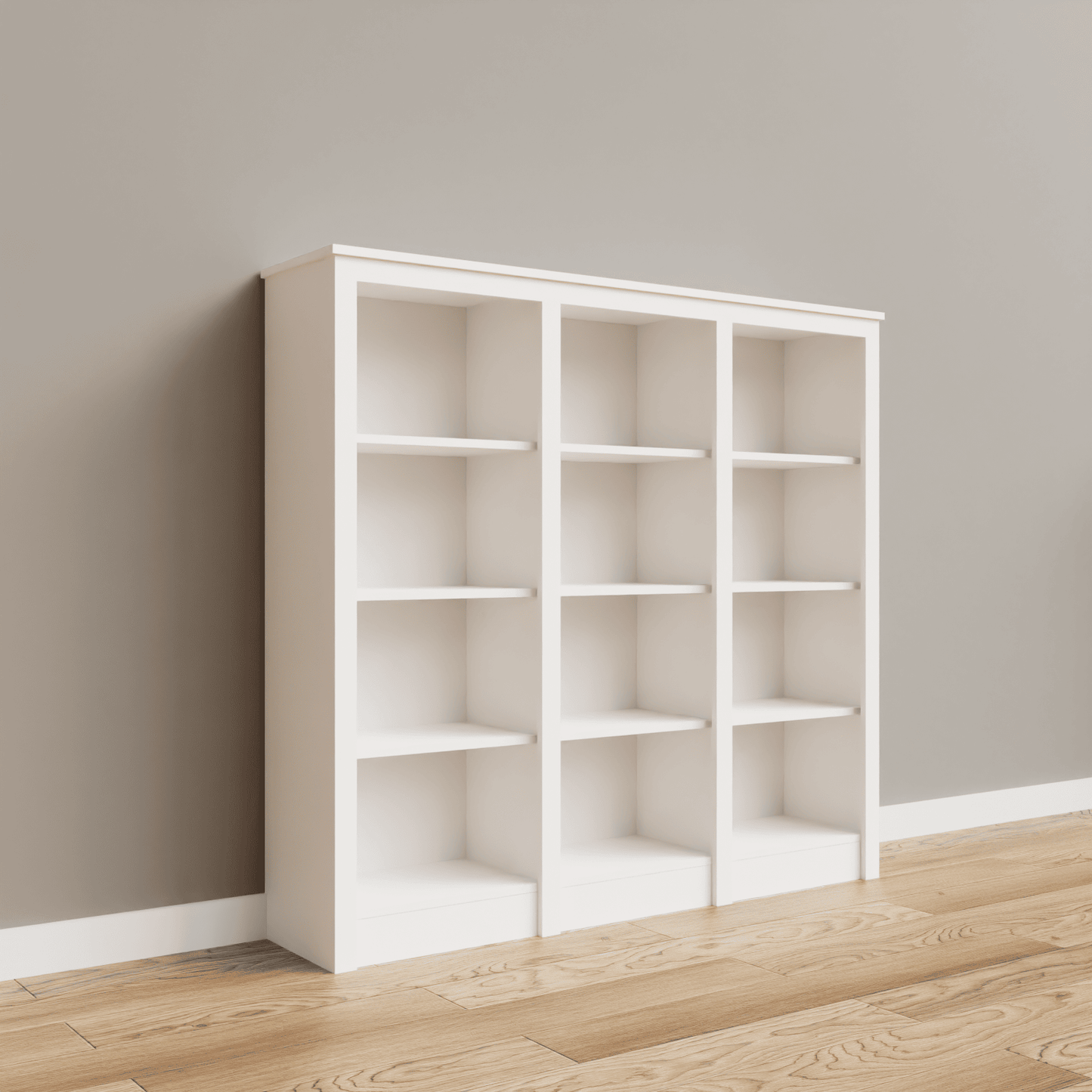 Mid Triple Bookcase