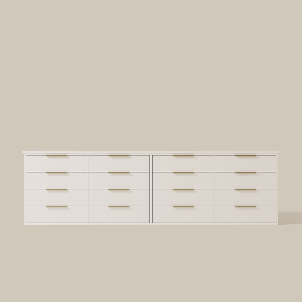 Low 16 Drawer Chest M1