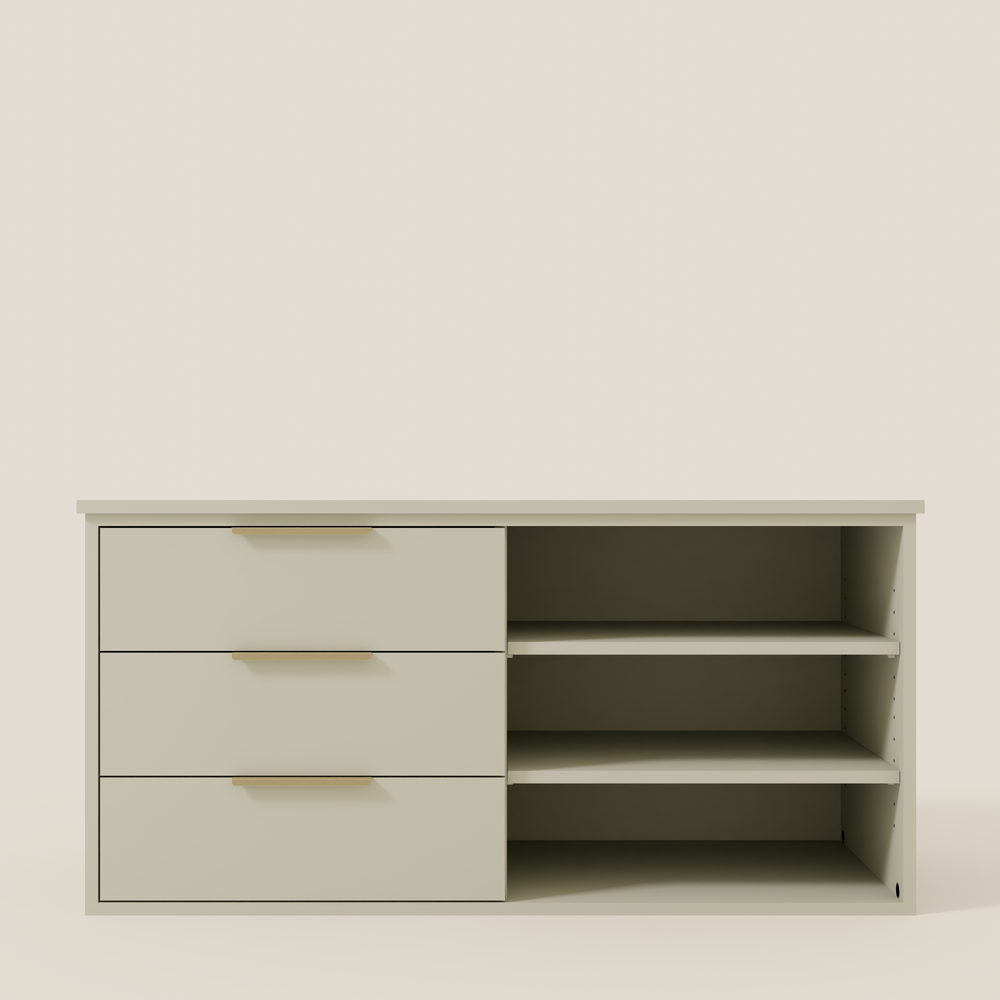 Low 3 Drawer Chest M2