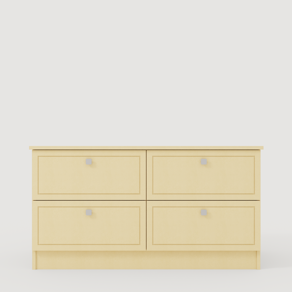 Low Chest of 4 Drawers