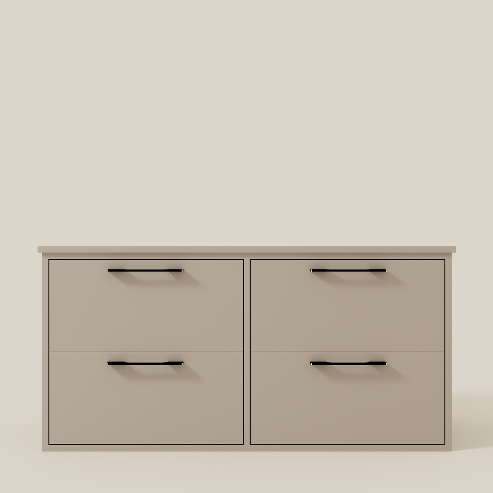 Low 4 Drawer Chest M1