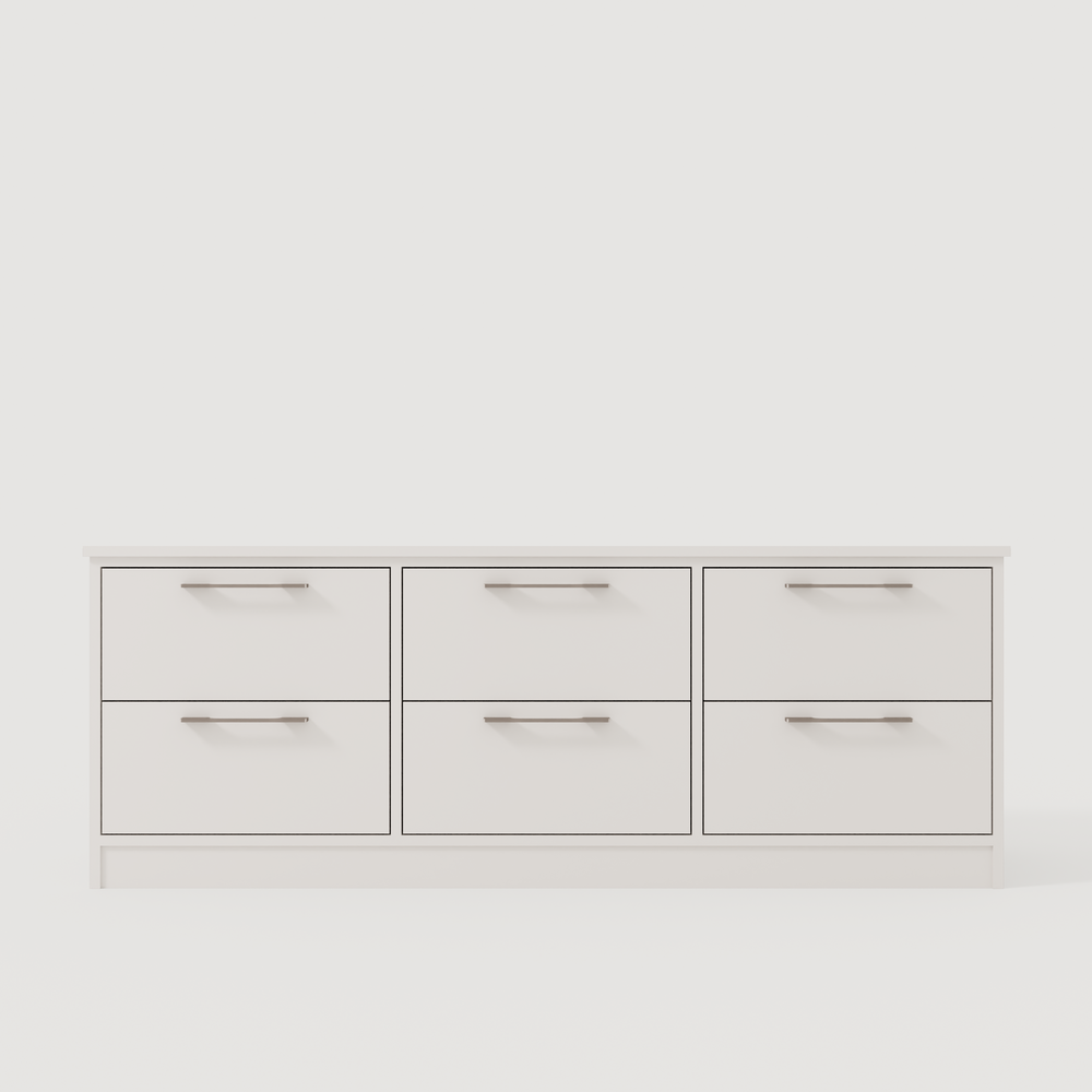 Low 6 Drawer Chest M2