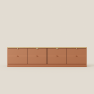 Low 8 Drawer Chest M1