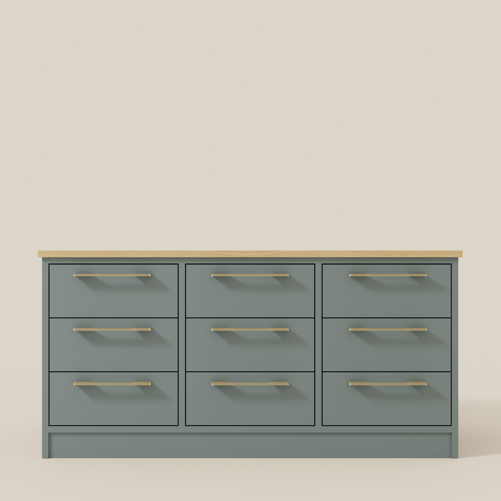 Low 9 Drawer Chest M1