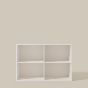 Low Double Bookcase M1