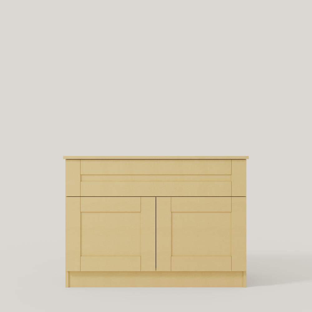 Low Double Cupboard With One Drawer