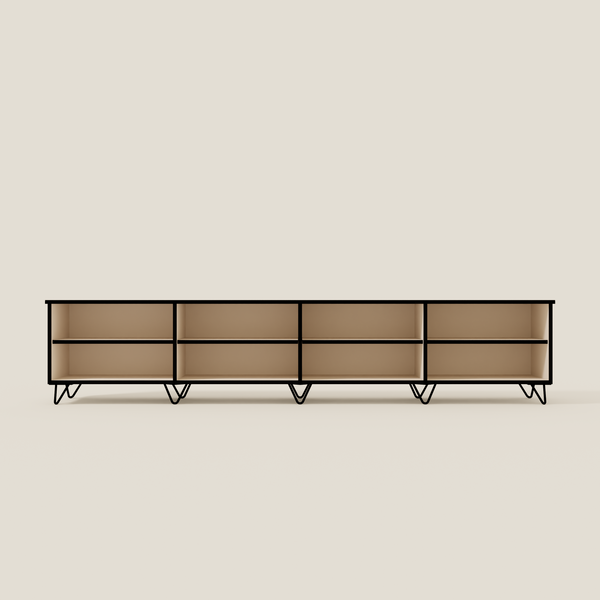 Low Quad Bookcase M1