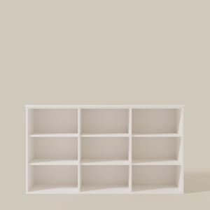 Low Triple Bookcase M1