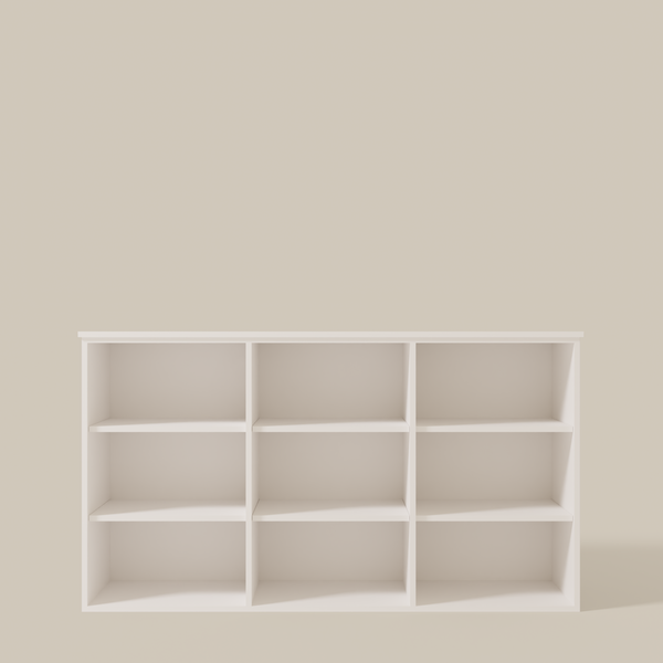 Low Triple Bookcase M1