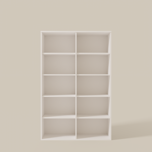 Mid Double Bookcase M1