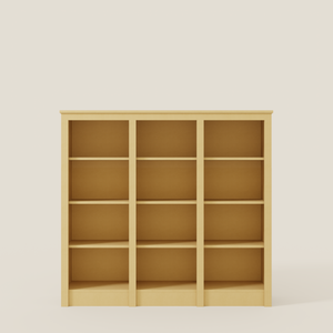 Mid Triple Bookcase
