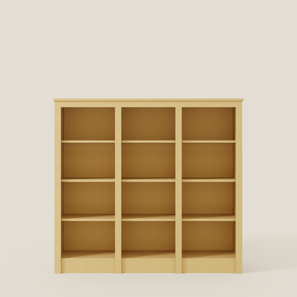 Mid Triple Bookcase