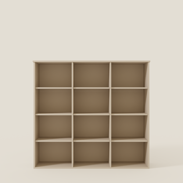 Mid Triple Bookcase M1