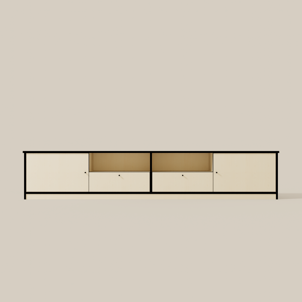 Quad TV Stand with Open Centre