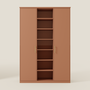 Double Wardrobe with Centre Shelving