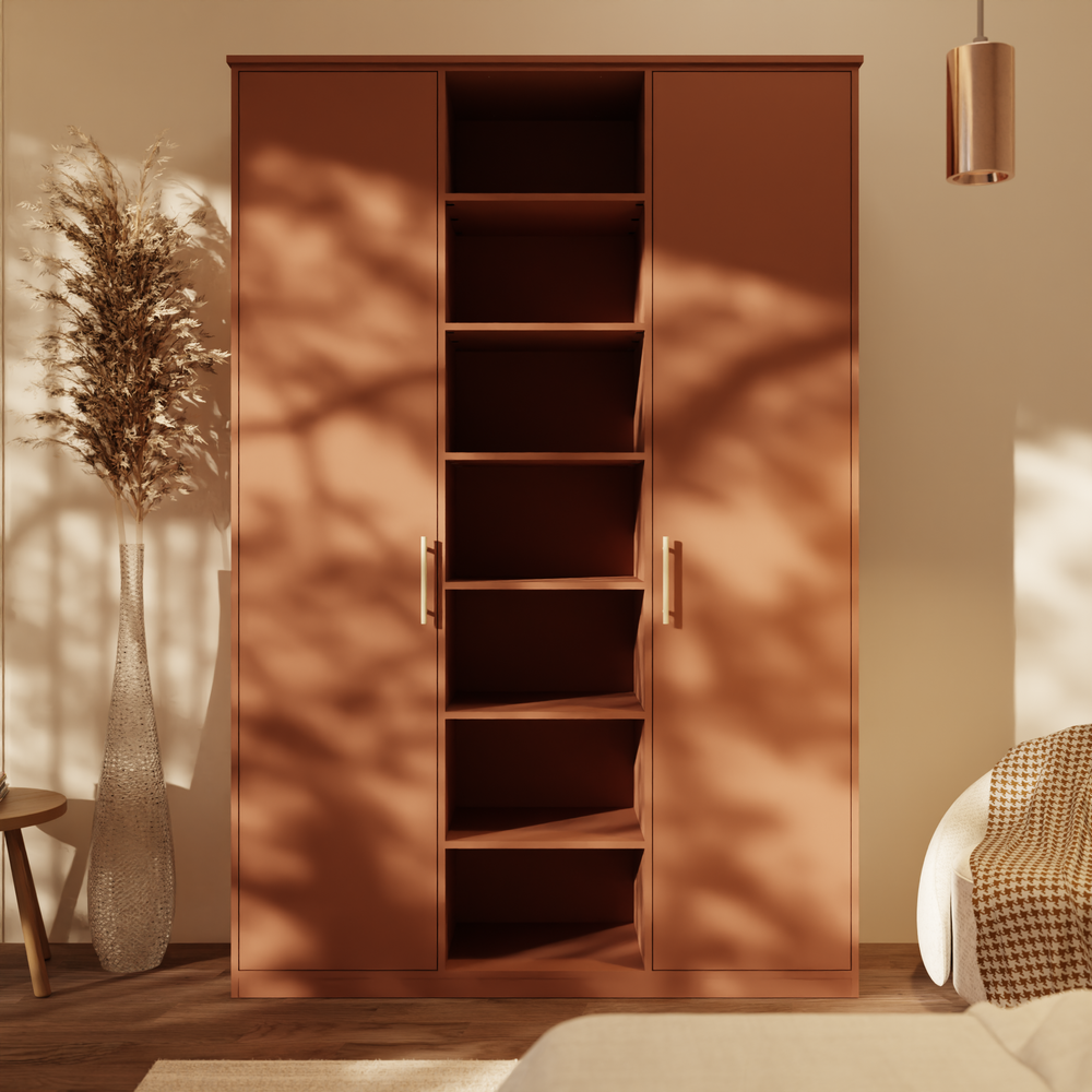 Double Wardrobe with Centre Shelving