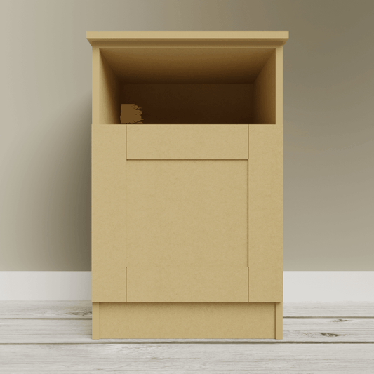 Low Single Cupboard Open - The Cabinet Shop