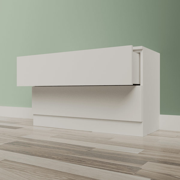 Low Chest of 2 Drawers - The Cabinet Shop