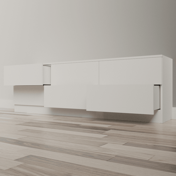 Low Chest of 6 Drawers - The Cabinet Shop