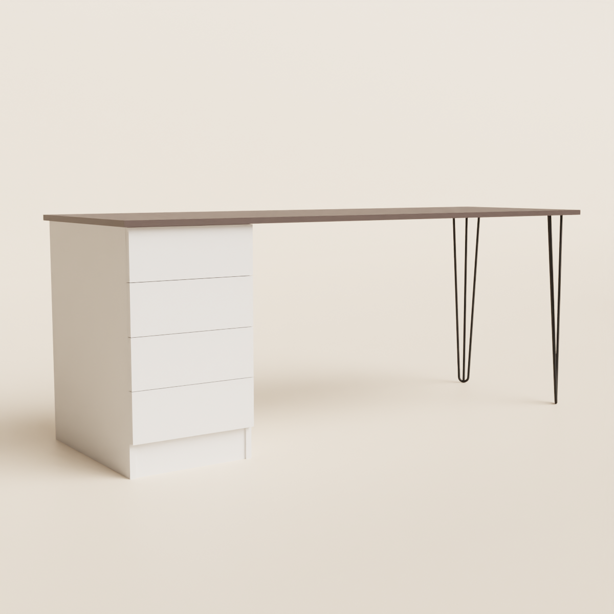 Single Drawer Unit Desk