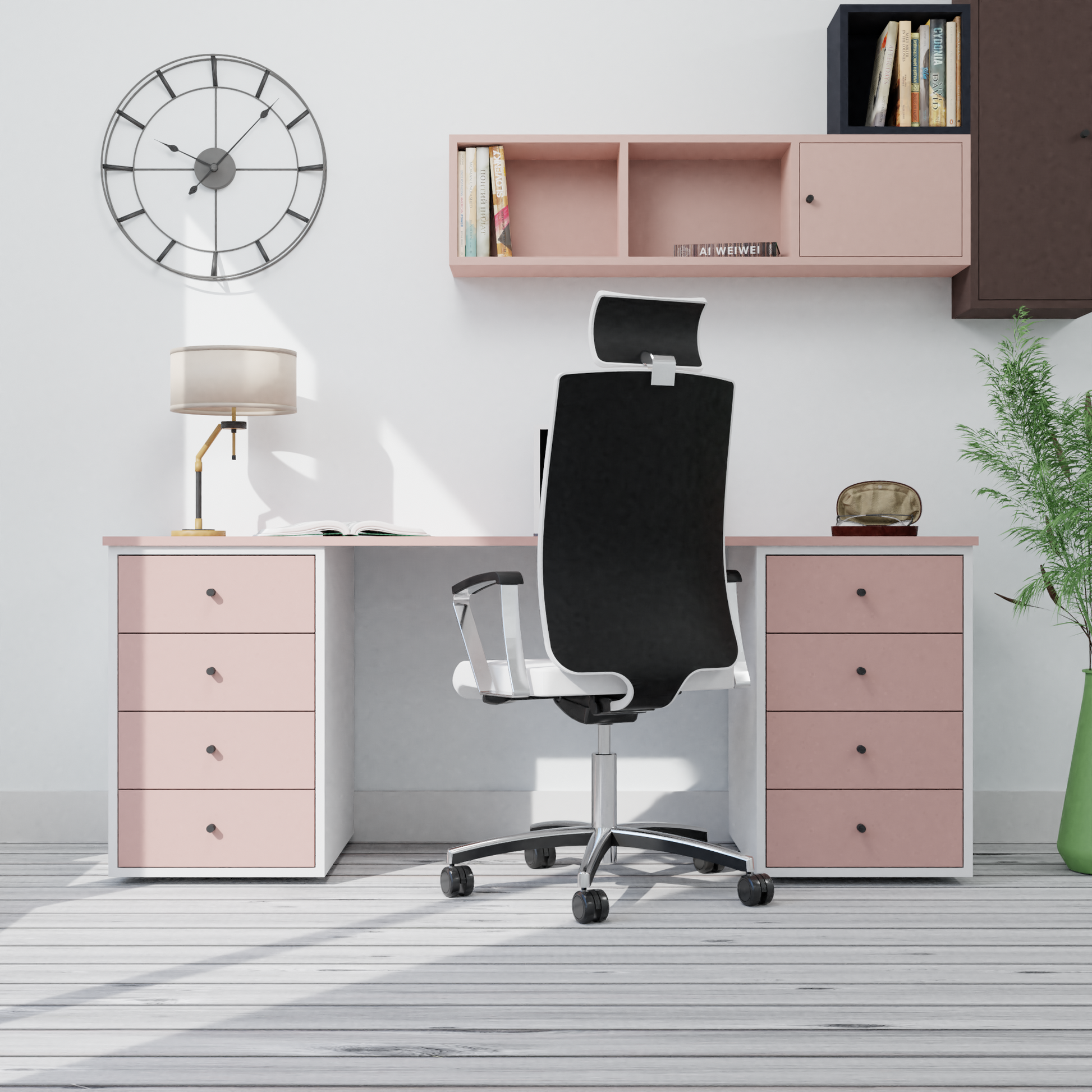 Renee 2 drawer desk deals