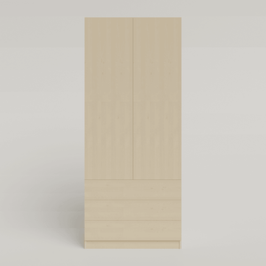 Double Linen Press Wardrobe - The Cabinet Shop