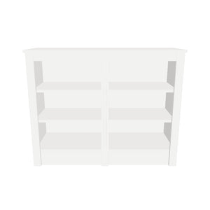 Low Double Bookcase
