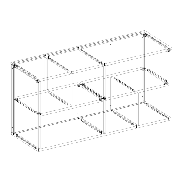 Low Double Storage Box - The Cabinet Shop