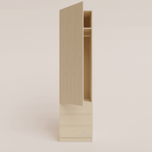 Single Linen Press Wardrobe - The Cabinet Shop