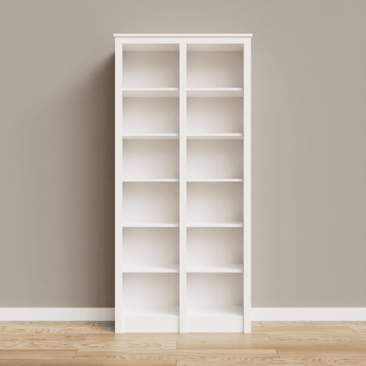 Tall Double Bookcase