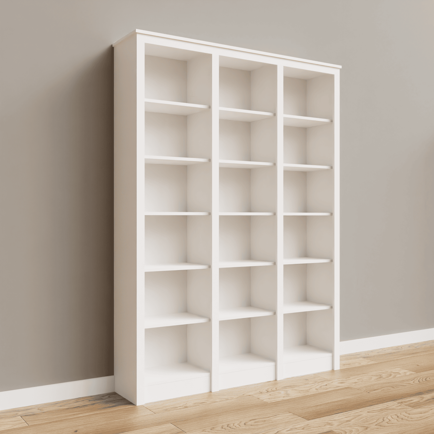 Tall Triple Bookcase