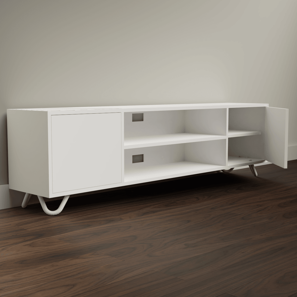 2 Door TV Stand - The Cabinet Shop